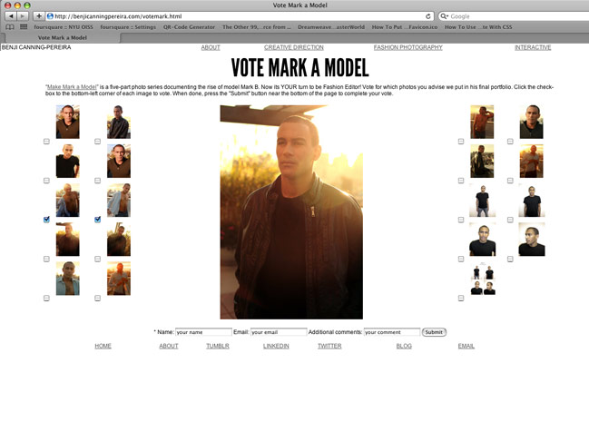 Vote Mark a Model
